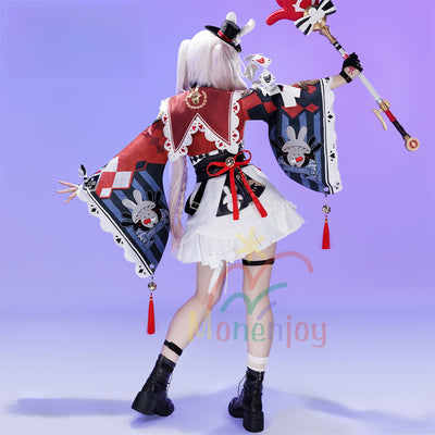 Monenjoy　崩壊スターレイル　火花 コスプレ衣装　ドレス　花火　金属製パーツ　星神のゲーム 愉悦の楽園　アッハ MONENJOY