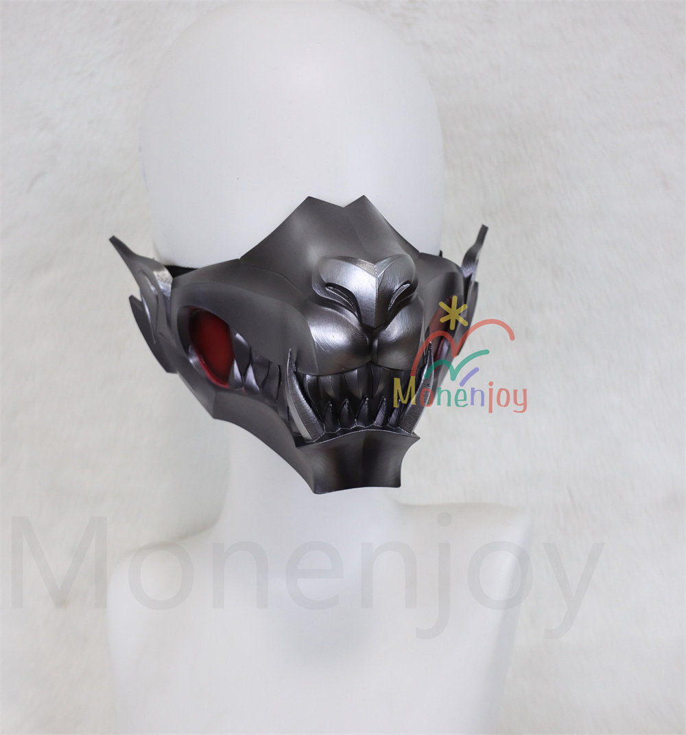現品即納】大病院占拠 コスプレ仮面　コスプレ道具　発光機能付き Monenjoy 崩壊：スターレイル 不死途 マスク コスプレ道具 仮面 請謁者