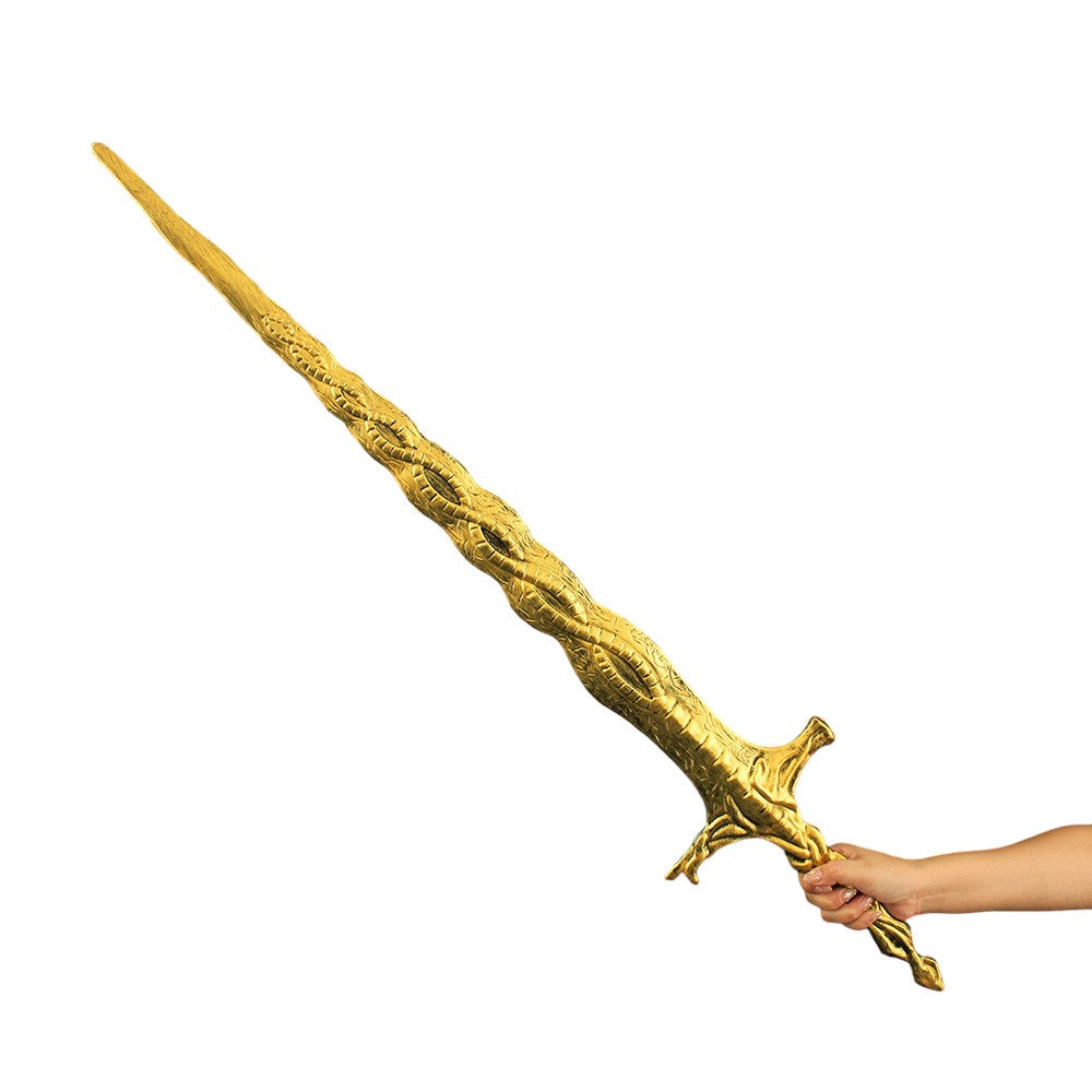 Monenjoy エルデンリング　グレートソード　ラダーンの大剣（王）　ゴムPU製　神の遺剣　月光剣 100cm 西洋剣 大剣 レプリカ コスプレ道具 撮影道具 おもちゃ 手遊び PU製造 コスプレ 武器 道具 用具 ハロウィン イベント 学園祭　 - Monenjoy