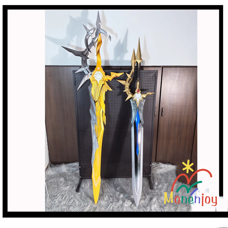 Monenjoy 崩壊スターレイル ファイノン 両手剣　フレイムスティーラーの剣　コスプレ道具　ファイノン Phainon　漆黒の剣　武器レプリカ　