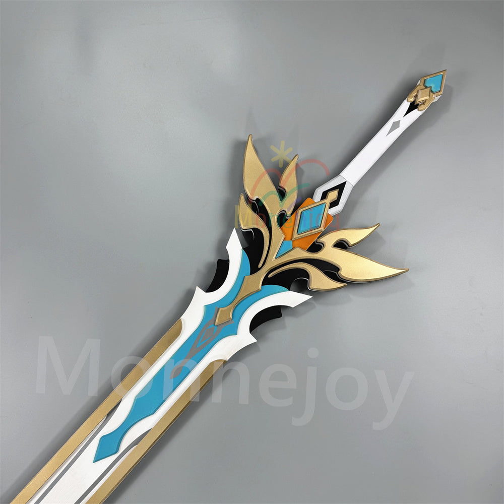 Monenjoy　原神 ファルカ　狼の武勲詩 コスプレ道具　レプリカ　130cm　木材質　ファルカモチーフ 両手剣　イベント舞台対応 MONENJOY