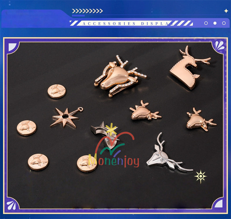 Monenjoy　崩壊スターレイル 　ラッキンコーヒー　コラボカフェ　ファイノン　キャストリス　日常服　コスチューム　 コスプレ衣装 日常服×コスプレ兼用 通常服　 高品質生地　イベント　印象服