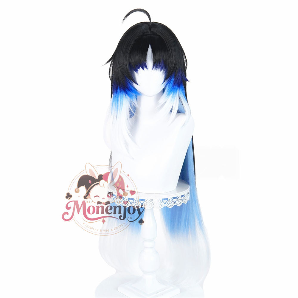Monenjoy　鳴潮 秧秧・玄翎 　ウィッグ　カツラ　コスプレ道具　長95cm　アクセサリー　耐熱ウィッグ MONENJOY