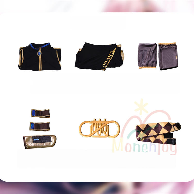 Monenjoy バーチャルシンガーVOCAROID　 巡音ルカ  V2 V4X コスプレ衣装　めぐりねるか　コスチューム　MEGURINE LUKA　仮装　イヤホーン追加購入