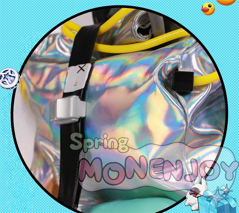 Monenjoy  ゼンレスゾーンゼロ　浮波柚葉 水着 コスチューム　晴天の化け狸　3d樹脂製パーツ＋鞄付　ゼンゼロ/ZZZ　コスプレ衣装