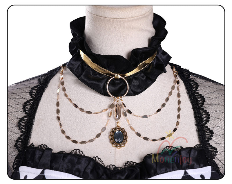 Monenjoy　魔法少女ノ魔女裁判　佐伯ミリア　コスプレ衣装　囚人番号663　ウィッグ追加可能　コスチューム