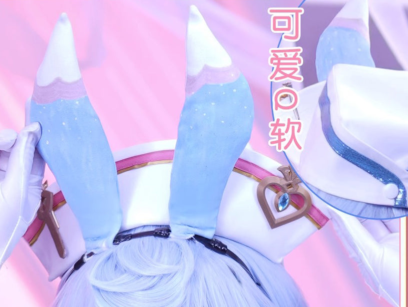 Monenjoy　原神　龍の愛娘　フォンテーヌ　シグウィン　ふわふわ尻尾付＋髪飾り＋金属パーツ　神の目 ネレイス座　コスチューム　 メロピデ要塞　衣装　ハロウィン　クリスマス　衣装　イベント　変装　cosplay　男女兼用 - Monenjoy