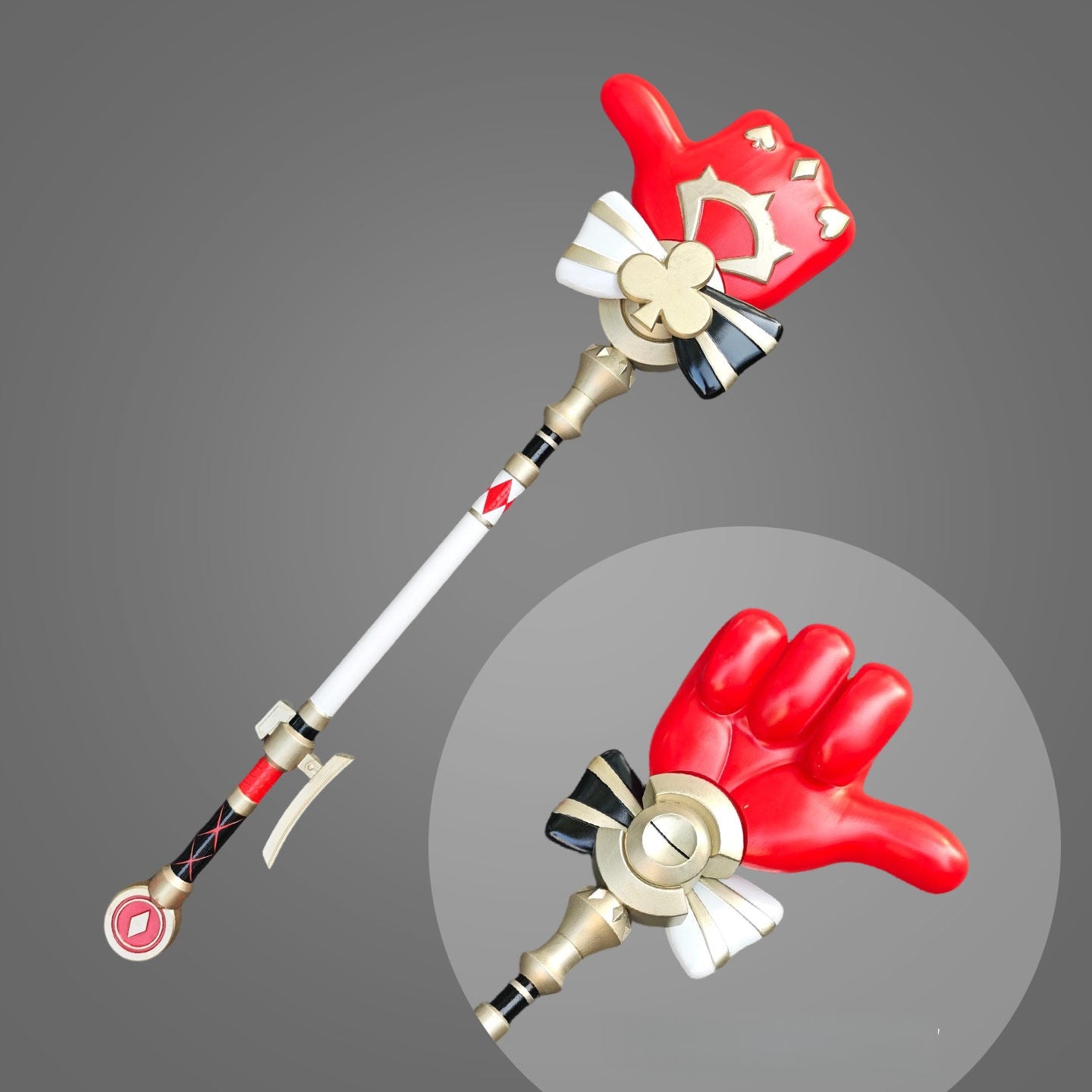 Monenjoy  崩壊スターレイル  火花 じゃんけん手杖 PU版 　コスプレ道具　100cm　軽量　丈夫　耐久　武器モデル MONENJOY