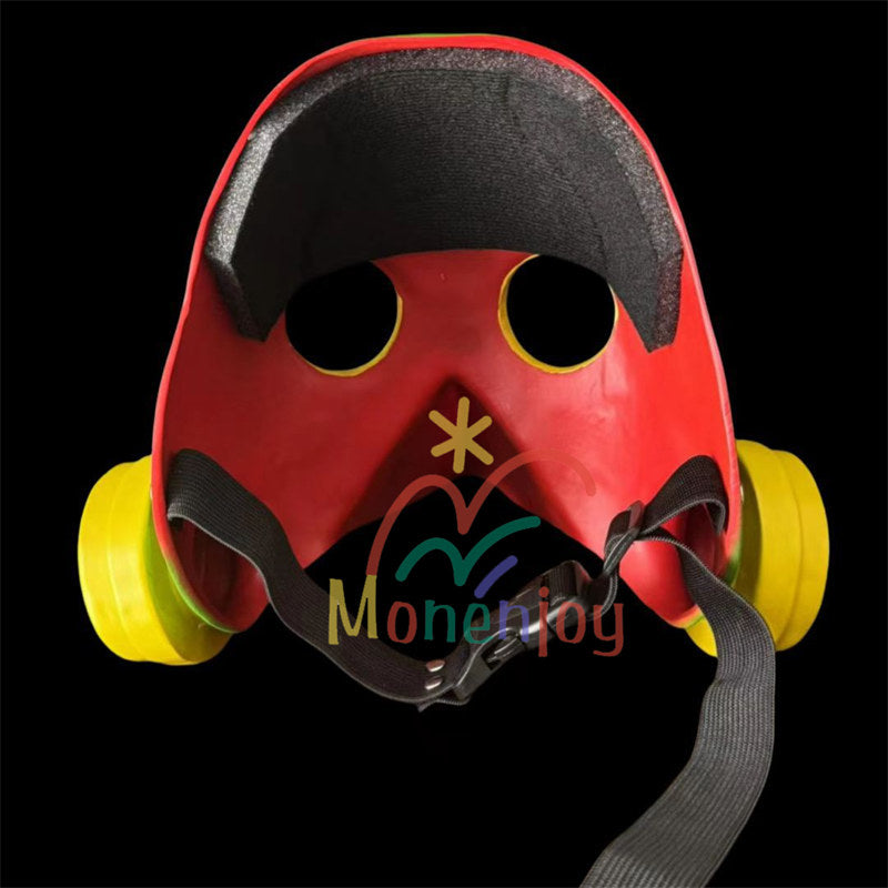 Monenjoy チェンソーマン 暴力の魔人 ガルガリ　仮面 被り物 デビルハンター　フェイスマスク ABS樹脂製　お面 cosplay小物 武器 道具 ホラー周辺 ハロウィン