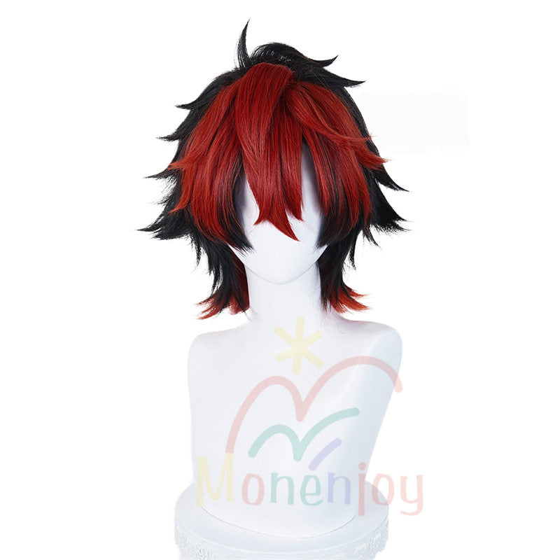 Monenjoy　ゼンゼロ 狛野真斗 ウィッグ　 コスプレ　32cm　かつら　ゼンレスゾーンゼロ　鬘　イベント　仮装