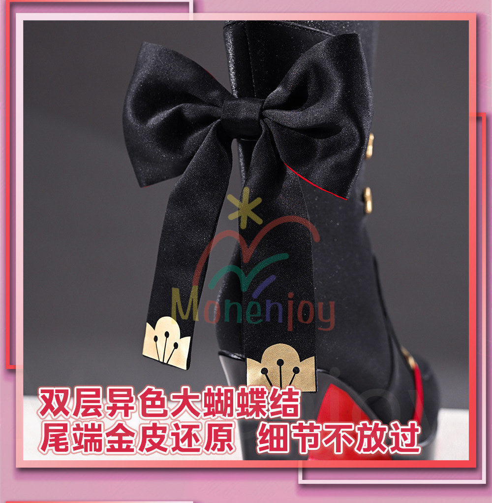 Monenjoy　崩壊スターレイル 緋英 ブーツ　シューズ　靴　底9cm　ひえい　コスチューム MONENJOY