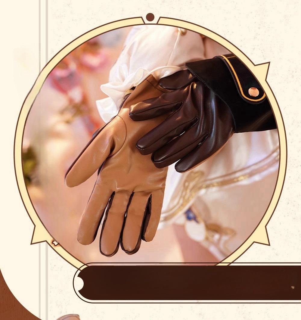 Monenjoy 崩壊スターレイル　トリビー 運命の三つ子　トリスビアス Tribios　翼付　コスプレ衣装　豪華生地　シューズカバー付＋Tribiosの3個セット髪飾り贈り - Monenjoy