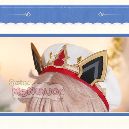 Monenjoy 原神 ダリア コスプレ衣装 Dahlia　帽子付 金属製パーツ　イベントGS1419 - Monenjoy