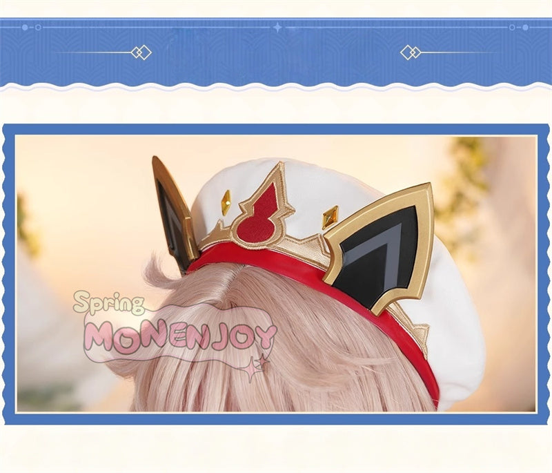 Monenjoy 原神 ダリア コスプレ衣装 Dahlia　帽子付 金属製パーツ　イベントGS1419 - Monenjoy