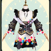 Monenjoy 魔法少女ノ魔女裁判 城ケ崎 ノア 　コスプレ衣装　プリント印刷　仮装　まのさば　コスチューム　イベント　 MONENJOY
