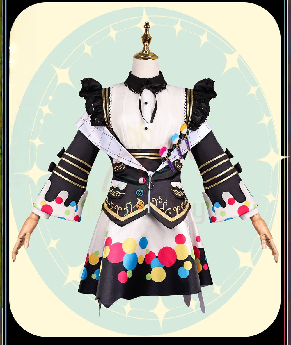 Monenjoy 魔法少女ノ魔女裁判 城ケ崎 ノア 　コスプレ衣装　プリント印刷　仮装　まのさば　コスチューム　イベント　 MONENJOY
