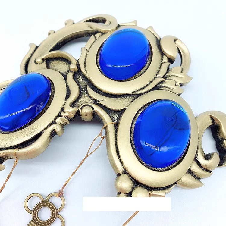 Monenjoy ツイステ コスプレ道具 学園長の鍵　カギ 腰飾り 腰かけ PU製　ディア・クロウリー 撮影道具　コスチューム　イベント　仮装　ハロウィン　学園祭　周年祭　おもちゃ ツイステッドワンダーランド - Monenjoy