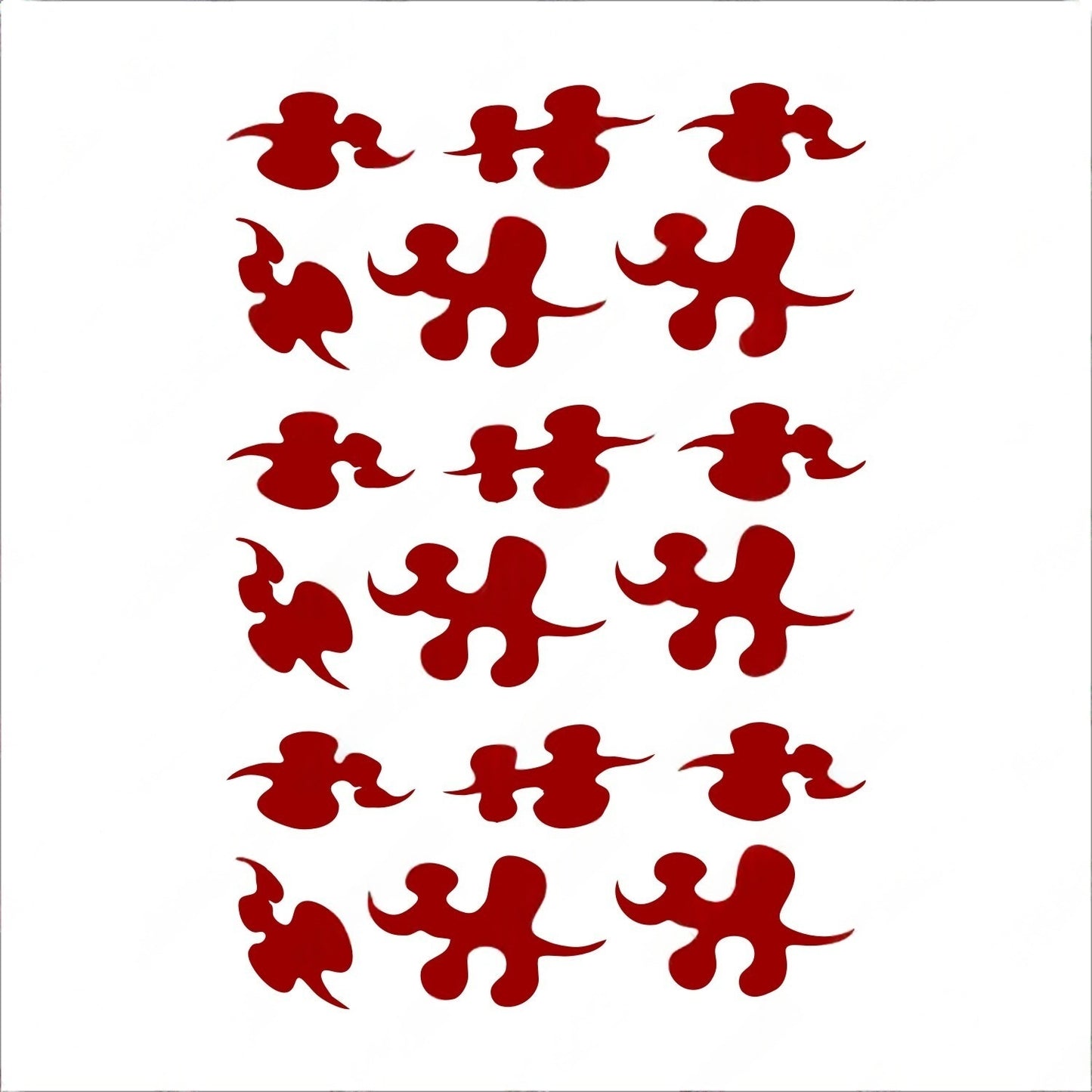 monenjoy Demon Slayer Tanjiro Tattoo Sticker Demon Slayer Demon Cosplay Accessories Flower Scar Sticker Face Demon Swordsman Spider Demon Set Goods Popular Stylish Decoration Fashion Halloween Event Equipment 