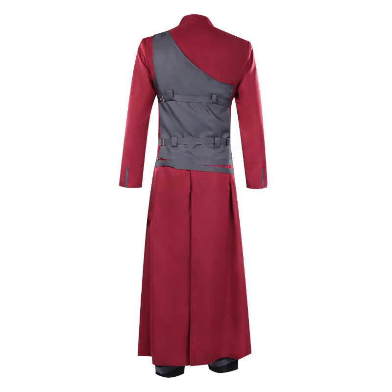 Monenjoy　ナルト　我愛羅（ガアラ） コスプレ衣装　 砂隠れの里　コスチューム　赤色　風の国　イベント　仮装