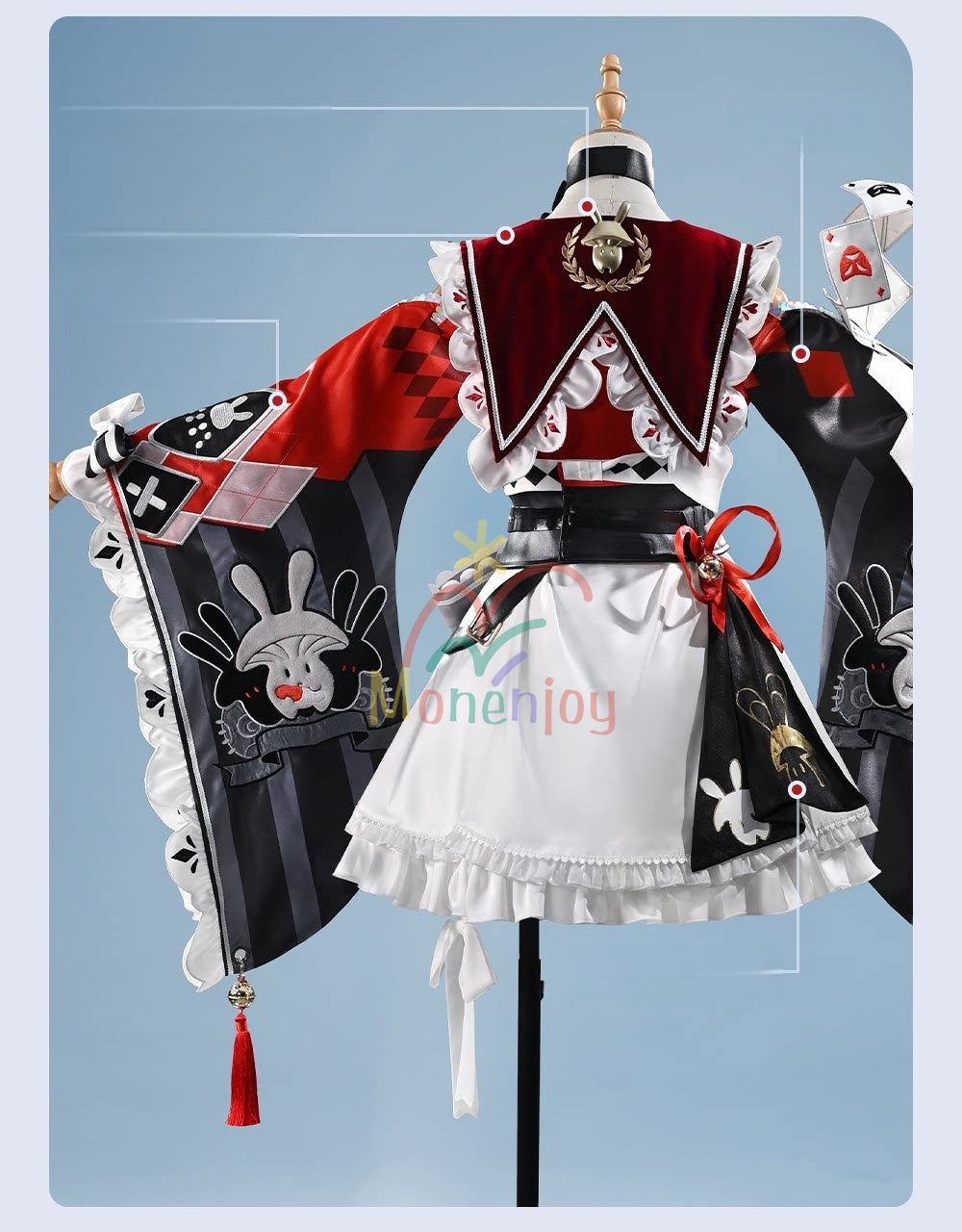 Monenjoy　崩壊スターレイル 火花 コスプレ衣装　Sparxie　Honkai: Star Rail　コスチューム　2種類選択　刺繍柄　金属製パーツ　イベント MONENJOY