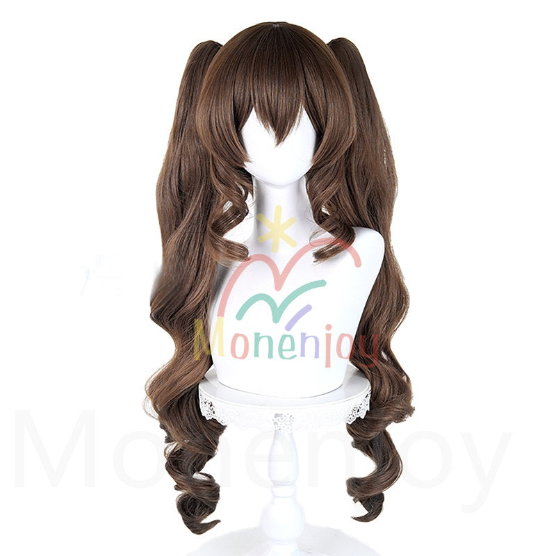 Monenjoy　アークナイツ　 エンドフィールド　ギルベルタ　ウィッグ　カツラ　ふんわりヘア　コスプレ道具　ツインテール MONENJOY