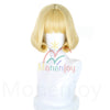 MONENJOY　呪術廻戦 来栖華　ウィッグ　長32cm　黄色　コスプレ道具　カツラ　耐熱ウィッグ MONENJOY