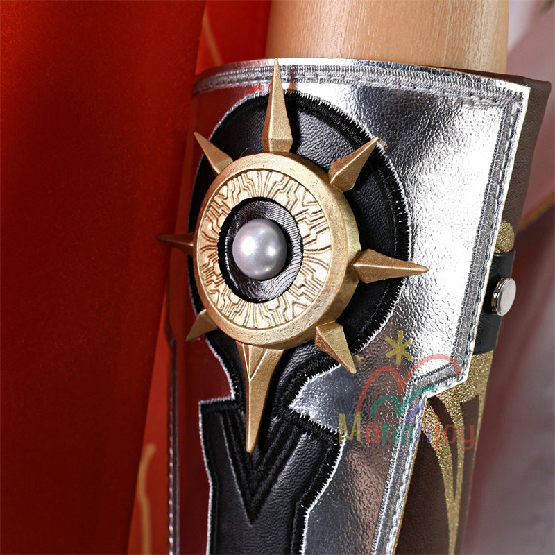 Monenjoy　鳴潮　オーガスタ　コスプレ衣装　イベント　樹脂パーツ　コスチューム　ハロウィン　ウィッグ＋サンダル追加