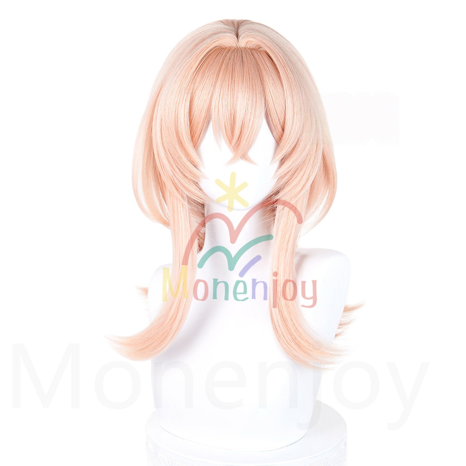 Monenjoy 原神 リンネア ウィッグ カツラ コスプレ道具 付け毛の