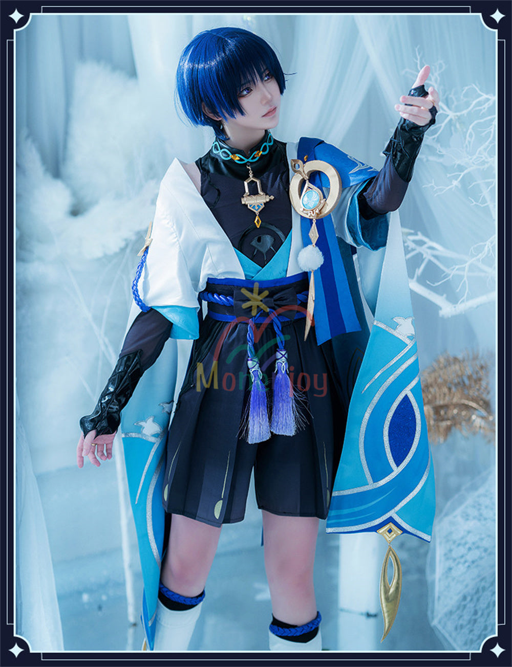 Monenjoy　原神 放浪者 / Wanderer コスプレ衣装　3d樹脂製パーツ　初期衣装—寂忿空相 　コスチューム MONENJOY