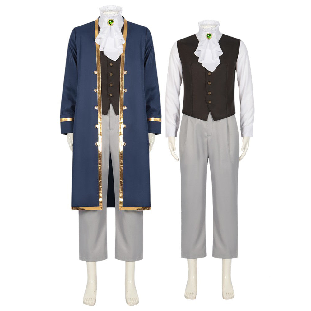 Monenjoy　葬送のフリーレンリュグナー　魔法使い　魔族　紳士　コスプレ コスチューム　COS　パーティー 舞台衣装　ハロウィン　感謝祭　コスチューム　変装　ハロウィン　舞台衣装　撮影　コスプレ - Monenjoy