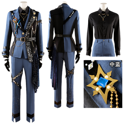 「受注製品」Monenjoy　プロジェクトセカイ×あんさんぶるスターズ 鏡音レンとKAITO 東雲彰人天馬司青柳冬弥神代類漣ジュン守沢千秋瀬名泉逆先夏目 コスプレ衣装　礼服　舞台服 - Monenjoy