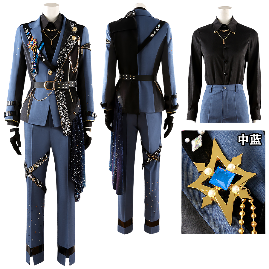 「受注製品」Monenjoy　プロジェクトセカイ×あんさんぶるスターズ 鏡音レンとKAITO 東雲彰人天馬司青柳冬弥神代類漣ジュン守沢千秋瀬名泉逆先夏目 コスプレ衣装　礼服　舞台服 - Monenjoy