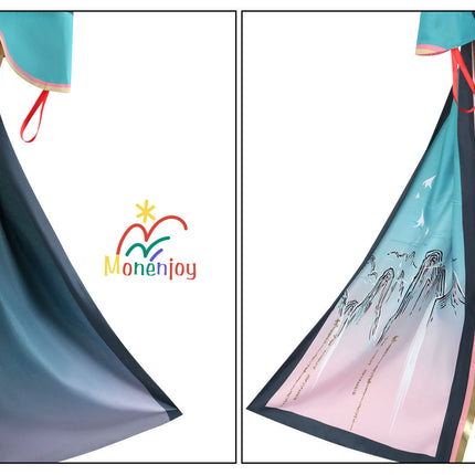 Monenjoy 鳴潮 折枝　コスプレ衣装　オリエ　コスチューム　3d樹脂アクセサリー＋ウィッグ追加 - Monenjoy
