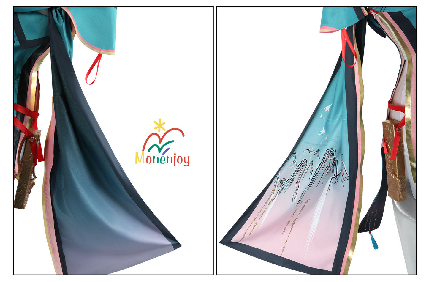 Monenjoy 鳴潮 折枝　コスプレ衣装　オリエ　コスチューム　3d樹脂アクセサリー＋ウィッグ追加 - Monenjoy