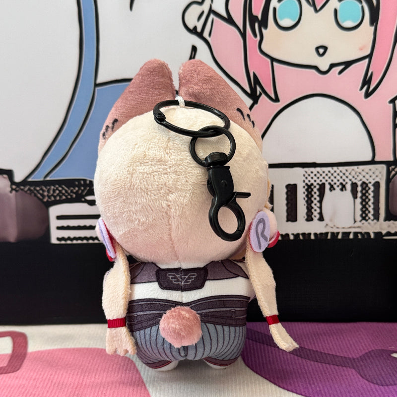 Monenjoy　ゼンレスゾーンゼロ 浮波柚葉 アリス ぬいぐるみ　10cm　キーホルダー　ゼンゼロ/ZZZ　萌えグッズ