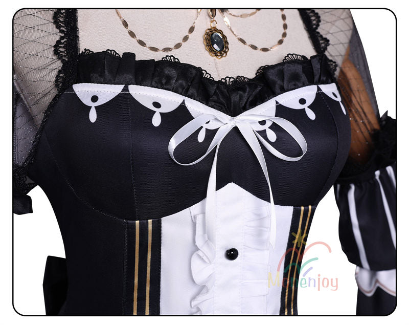 Monenjoy　魔法少女ノ魔女裁判　佐伯ミリア　コスプレ衣装　囚人番号663　ウィッグ追加可能　コスチューム