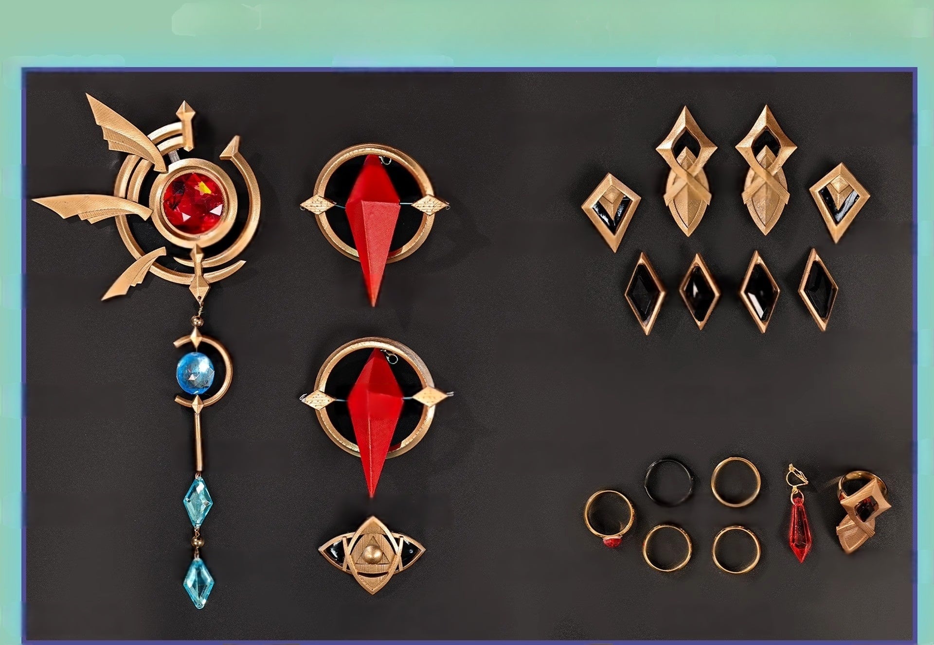 Monenjoy 崩壊スターレイル アナイクス コスチューム　コスプレ衣装　3d豪華アクセサリー付　 - Monenjoy