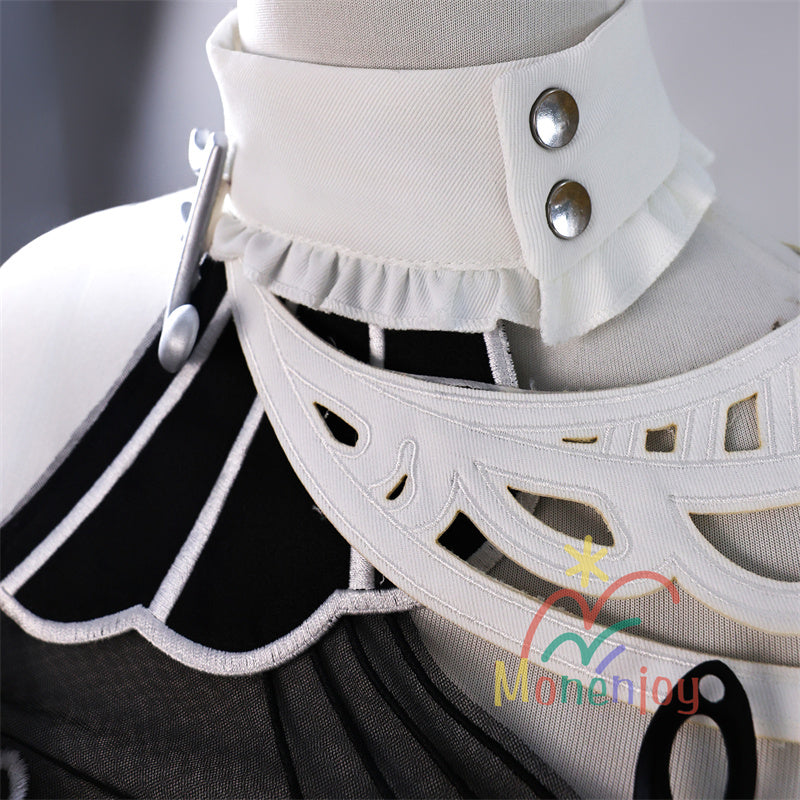 Monenjoy　鳴潮　フローヴァ　白色　洋服　ワンピース　コスプレ衣装　ワンピース　礼服　コスチューム　イベント