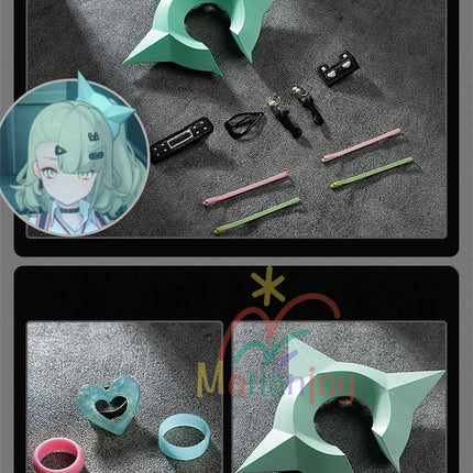 Monenjoy　ゼンレスゾーンゼロ　大天使　千夏　大天使　レミエル ゼンゼロ　千夏蕾咪　バーチャルアイドル　コスプレ　ChinatsuRemiel　コスプレ衣装 拡声器スピーカー+鞄追加