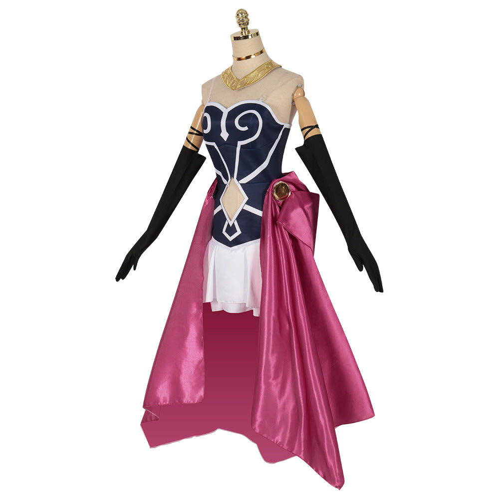 Monenjoy 葬送のフリーレン　アウラ　魔法使い　魔族　コスプレ コスチューム　COS　パーティー 舞台衣装　ハロウィン　感謝祭　コスチューム　変装　ハロウィン　舞台衣装　撮影　コスプレ - Monenjoy