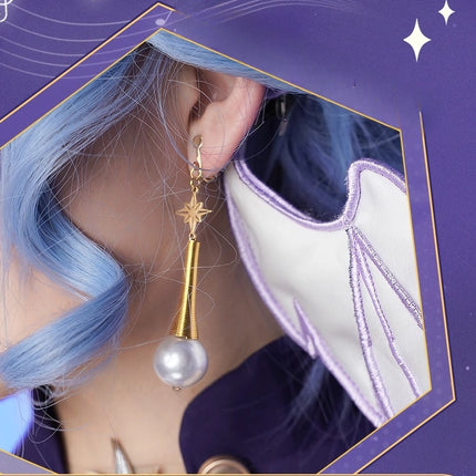 Monenjoy 崩壊スターレイル ロビン 洋服　礼服　コスプレ衣装　ワンピース　豪華3ｄアクセサリー　道具＋ウィッグ追加購入可能 - Monenjoy