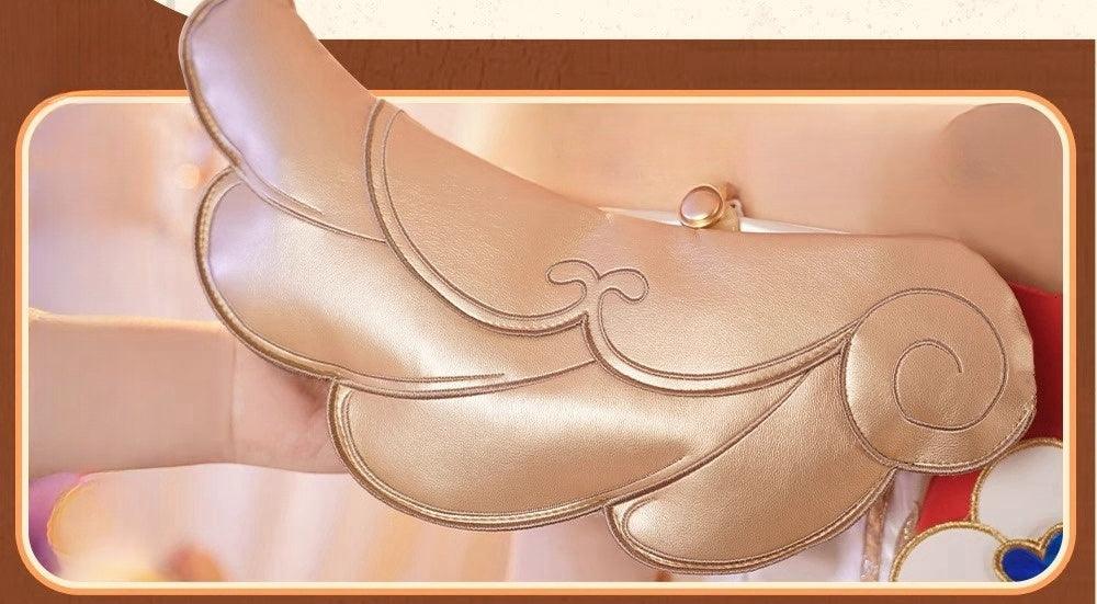 Monenjoy 崩壊スターレイル　トリビー 運命の三つ子　トリスビアス Tribios　翼付　コスプレ衣装　豪華生地　シューズカバー付＋Tribiosの3個セット髪飾り贈り - Monenjoy