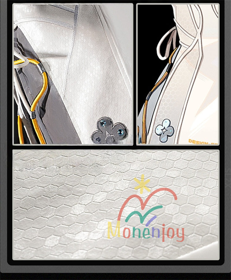 Monenjoy ゼンゼロ　シード　コスチューム　イベント　エージェント 　裾反射光機能　3d樹脂製　軽量化　ゼンゼロ／ZZZ　イベン　ハロウィン