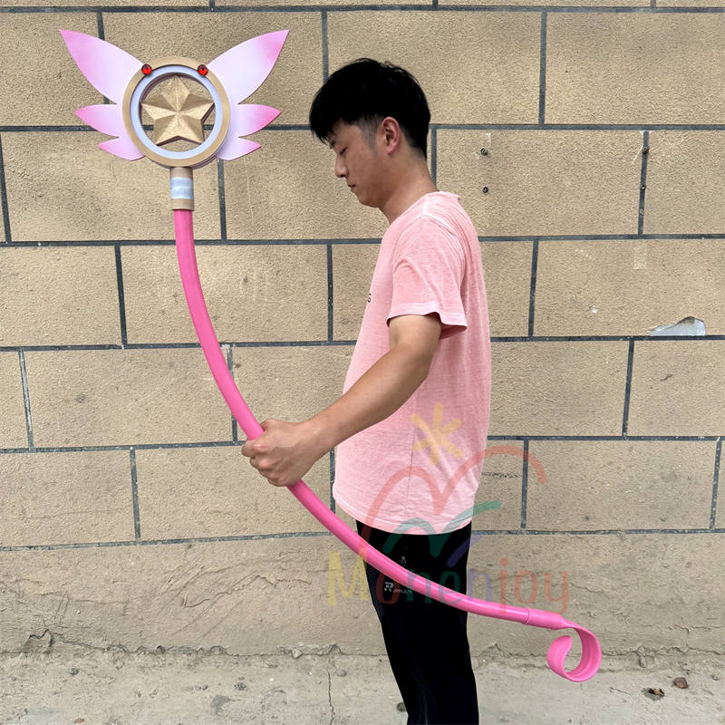 Monenjoy　Fate/kaleid liner プリズマ☆イリヤ　イリヤ　コスプレ道具　美遊・エーデルフェルト　法杖　PVC材質 魔法少女・カレイドサファイア　武器モデル