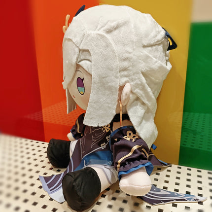 Monenjoy Genshin Impact Shen Hel Plush Toy ตุ๊กตาชินคาคุ แต่งได้ ตุ๊กตาผ้าฝ้าย 40 ซม. แบบนั่ง ตุ๊กตาโดจินทำมือ [สั่งจองล่วงหน้า จัดส่งเป็นล็อต] นำเข้าจากจีน 