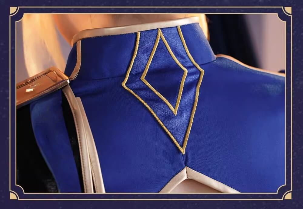 Monenjoy 崩壊スターレイル セイバー Saber　コスプレ衣装　ワンピース　戦闘服　ブルー色　イベントGS1423 - Monenjoy