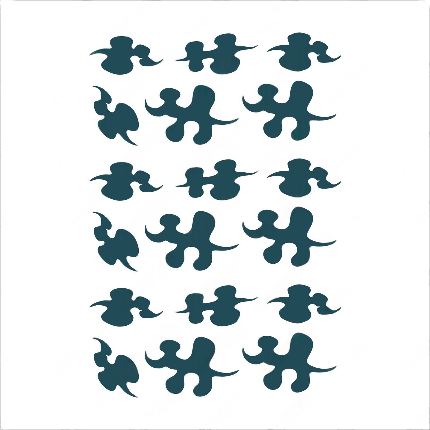 monenjoy Demon Slayer Tanjiro Tattoo Sticker Demon Slayer Demon Cosplay Accessories Flower Scar Sticker Face Demon Swordsman Spider Demon Set Goods Popular Stylish Decoration Fashion Halloween Event Equipment 