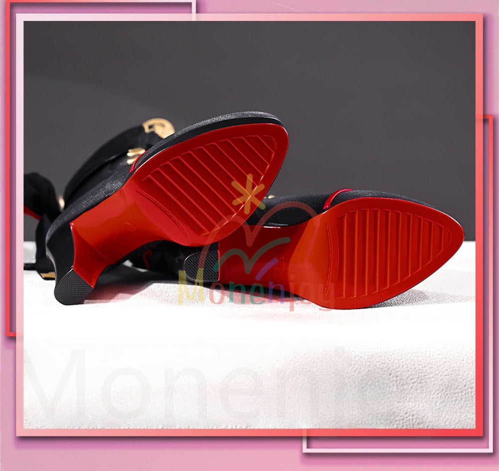 Monenjoy　崩壊スターレイル 緋英 ブーツ　シューズ　靴　底9cm　ひえい　コスチューム MONENJOY