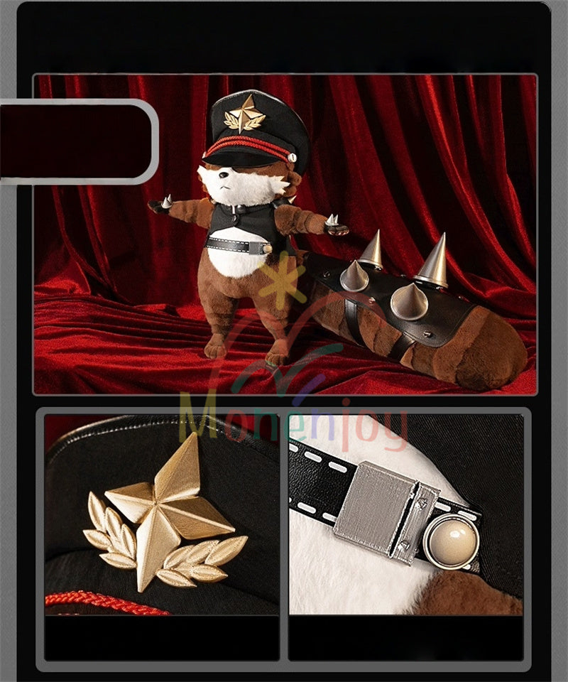 売り切れ次第終了・再入荷なし　Monenjoy　ゼンレスゾーンゼロ　浮波柚葉　コスプレ衣装　　セーラー服　Ukinami Yuzuha　怪啖屋　ミニスカート　狸の尻尾　本物の狸　かまちー追加　イベント　おもちゃ　狸　セーターコート　