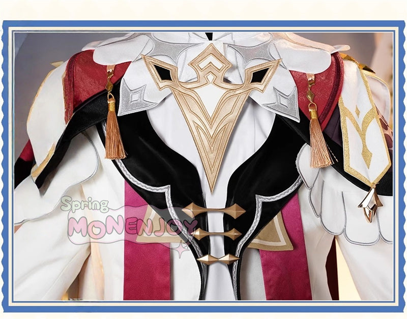 Monenjoy 原神 ダリア コスプレ衣装 Dahlia　帽子付 金属製パーツ　イベントGS1419 - Monenjoy